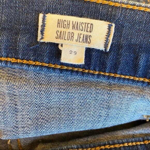 MADEWELL 10" High-Rise Skinny Jeans Sailor Edition - Picture 9 of 10